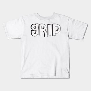 Film Crew On Set - Grip - White Text - Front Kids T-Shirt